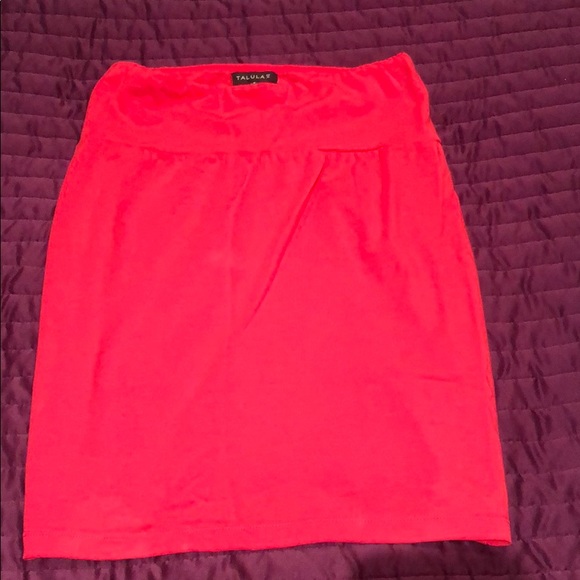 Talula hot pink stretchy mini skirt - Picture 1 of 3